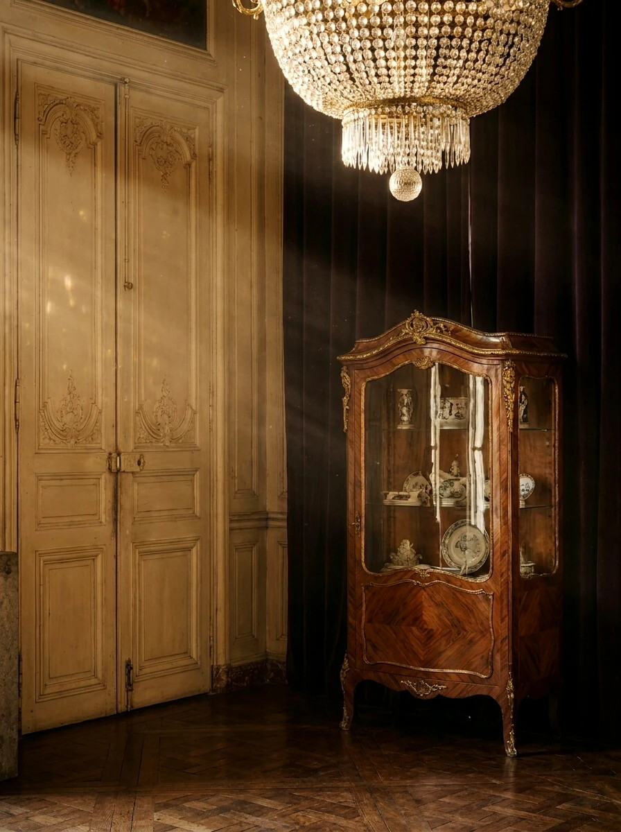 Антикварная витрина Louis XV.