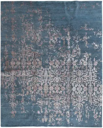Ковёр Bliss 10568 — синий и коричневый, винтажный рисунок