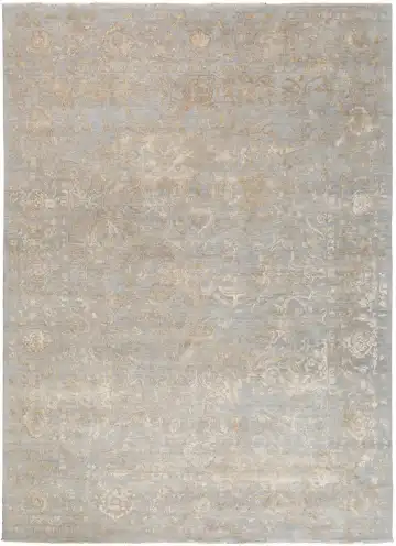 Ковёр Illusion 10592 — бежевый и коричневый, с медальоном