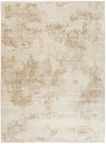 Ковёр Illusion 10604 — кремовый и коричневый, абстрактный рисунок