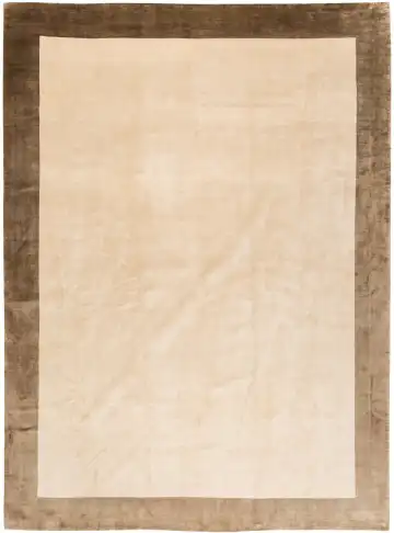 Ковёр Shape 10756 — кремовый и коричневый, однотонный