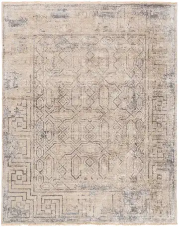 Ковёр Mosaic 10977 — бежевый и серый, восточный орнамент