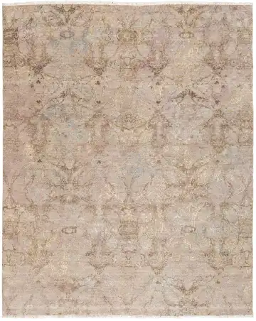 Ковёр Bliss 11356 — кремовый и коричневый, винтажный рисунок
