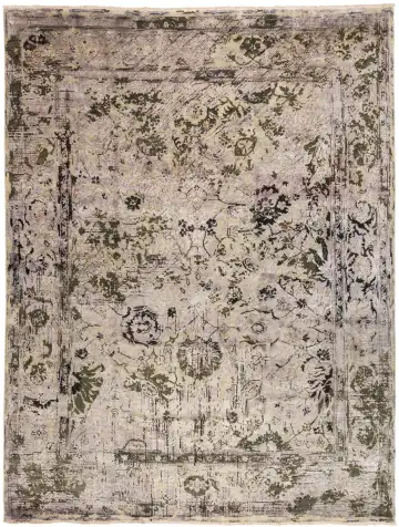 Ковёр Bliss 11392 — коричневый и кремовый, винтажный рисунок