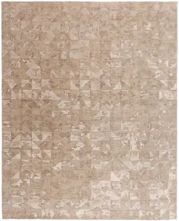 Ковёр Dazzle 11651 — кремовый и бежевый, геометрический рисунок