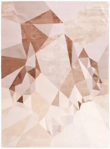 Ковёр Rug Star by J.Dahlmanns 11705 — кремовый и коричневый, геометрический рисунок