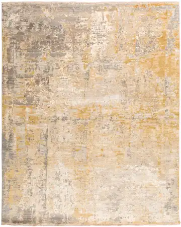 Ковёр Dazzle 11769 — кремовый и золотистый, абстрактный рисунок