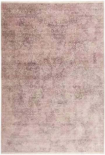 Ковёр Illusion 11789 — розовый и бежевый, винтажный рисунок