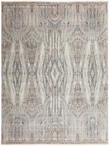 Ковёр Dazzle 11791 — кремовый и серый, восточный орнамент