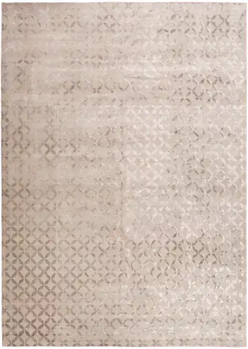 Ковёр Shape 11797 — кремовый и коричневый, геометрический рисунок