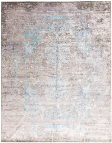 Ковёр Dazzle 11899 — коричневый и голубой, восточный орнамент