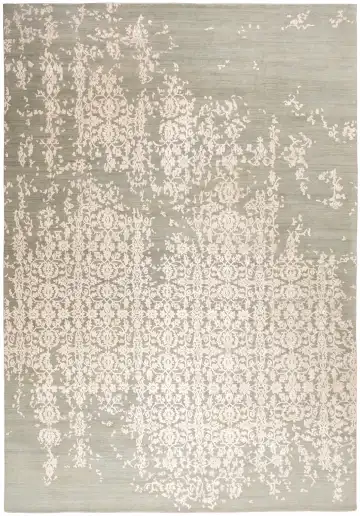 Ковёр Bliss 11928 — серый и кремовый, растительный рисунок