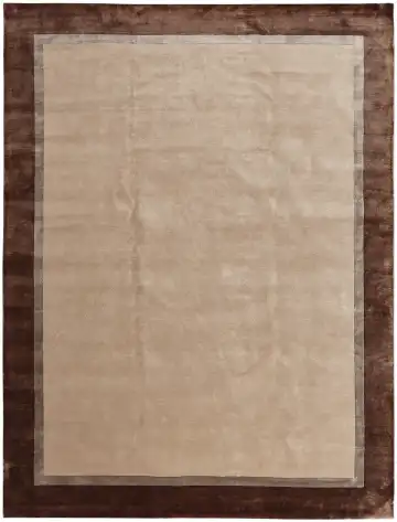 Ковёр Shape 12300 — коричневый и кремовый, однотонный