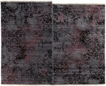Ковёр Illusion 12379 — фиолетовый и розовый, винтажный рисунок