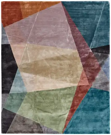 Ковёр Rug Star by J.Dahlmanns 12434 — красный и синий, геометрический рисунок