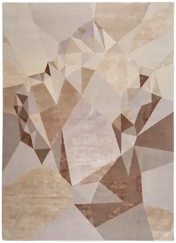 Ковёр Rug Star by J.Dahlmanns 12435 — бежевый и коричневый, геометрический рисунок
