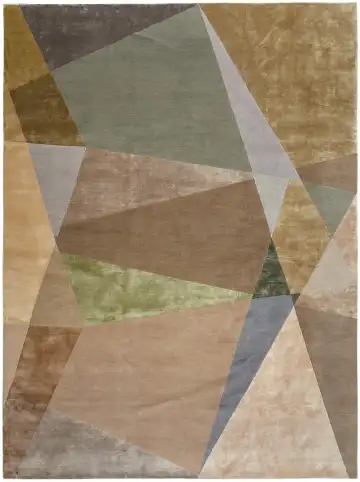 Ковёр Rug Star by J.Dahlmanns 12436 — коричневый и бежевый, геометрический рисунок
