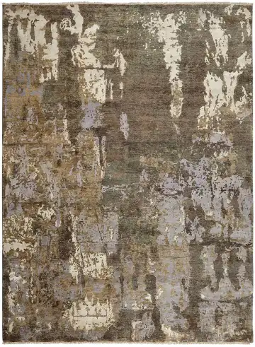 Ковёр Dazzle 12527 — коричневый и кремовый, абстрактный рисунок