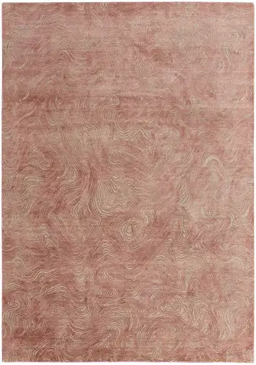 Ковёр Dazzle 12707 — розовый и коричневый, абстрактный рисунок