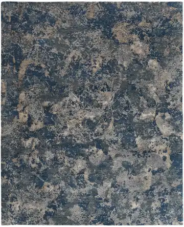 Ковёр Dazzle 12884 — синий и кремовый, винтажный рисунок
