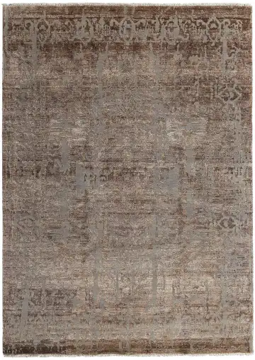 Ковёр Bliss 13167 — коричневый и бежевый, растительный рисунок