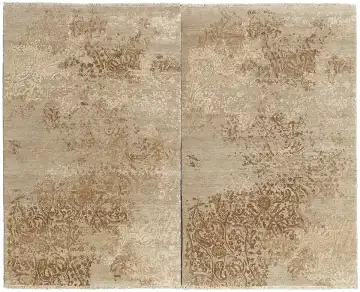Ковёр Illusion 13187 — бежевый и коричневый, винтажный рисунок