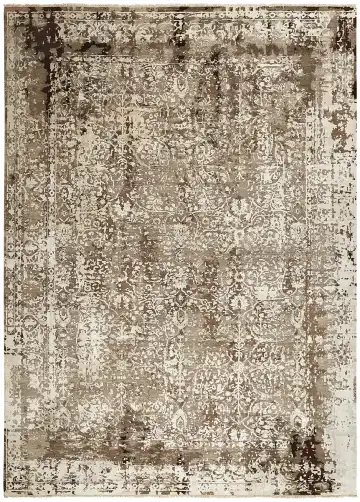 Ковёр Bliss 13196 — коричневый и бежевый, винтажный рисунок