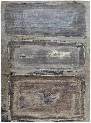 Ковёр Rug Star by J.Dahlmanns 13263 — серый и кремовый, в полоску