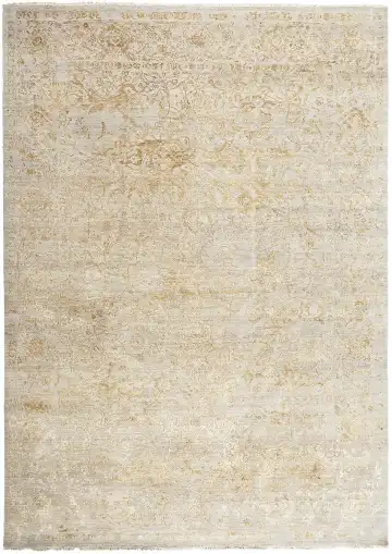Ковёр Illusion 13323 — кремовый и золотистый, винтажный рисунок