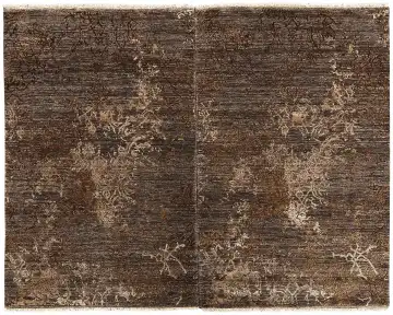 Ковёр Illusion 13369 — коричневый и кремовый, винтажный рисунок