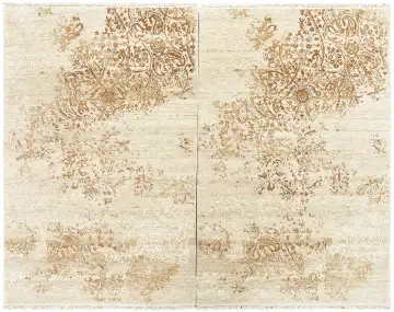 Ковёр Illusion 13372 — кремовый и коричневый, винтажный рисунок