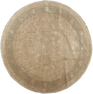 Ковёр Агра 13485 — бежевый и кремовый, винтажный рисунок