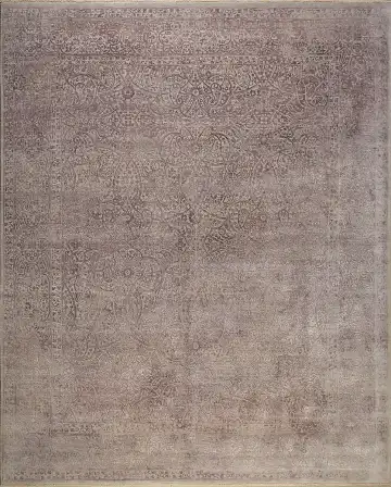 Ковёр Illusion 13548 — серый и коричневый, винтажный рисунок
