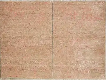 Ковёр Illusion 13686 — бежевый и розовый, винтажный рисунок
