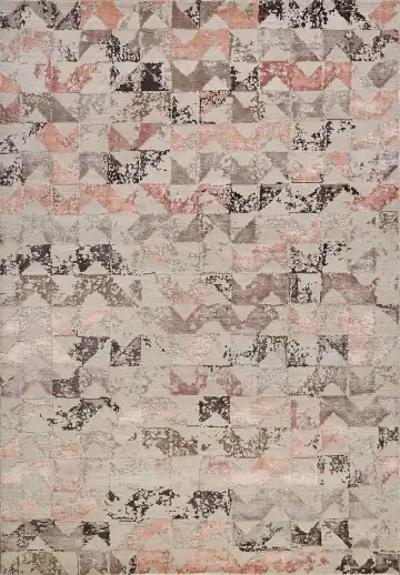 Ковёр Dazzle 13691 — розовый и бежевый, пэчворк