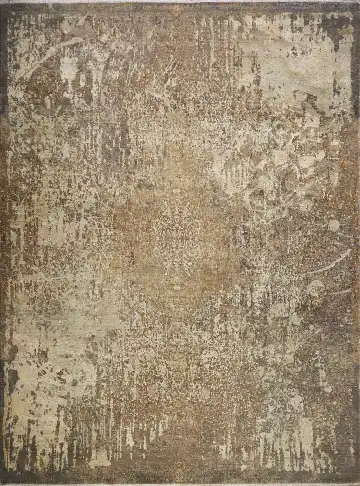 Ковёр Dazzle 13725 — бежевый и коричневый, винтажный рисунок