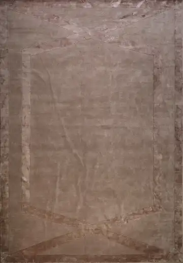 Ковёр Shape 13787 — коричневый и кремовый, однотонный