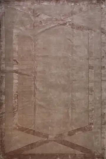 Ковёр Shape 13789 — коричневый и бежевый, однотонный