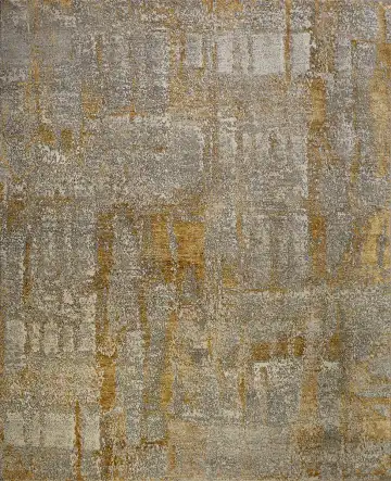 Ковёр Dazzle 13803 — жёлтый и коричневый, абстрактный рисунок