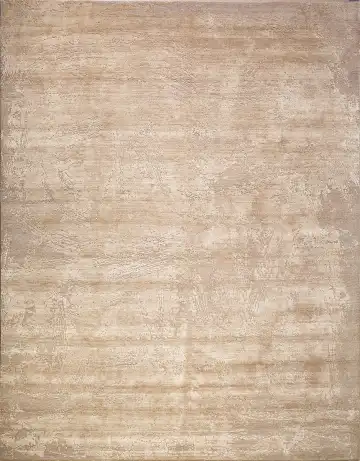 Ковёр Dazzle 13822 — кремовый и белый, однотонный