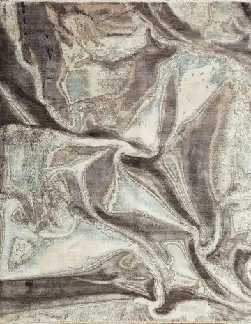 Ковёр Dazzle 13867 — серый и коричневый, геометрический рисунок
