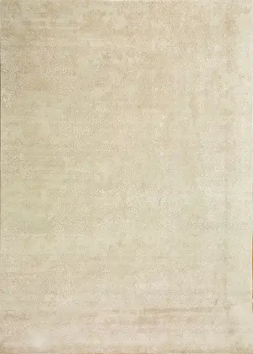 Ковёр Bliss 13875 — кремовый и белый, однотонный