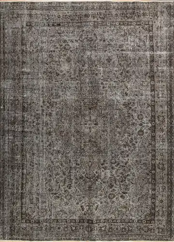 Ковёр Vintage 13976 — коричневый и серый, винтажный рисунок