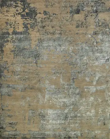 Ковёр Dazzle 14170 — коричневый и голубой, абстрактный рисунок