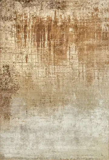 Ковёр Dazzle 14174 — бежевый и коричневый, винтажный рисунок