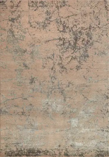 Ковёр Dazzle 14192 — терракотовый и бежевый, абстрактный рисунок