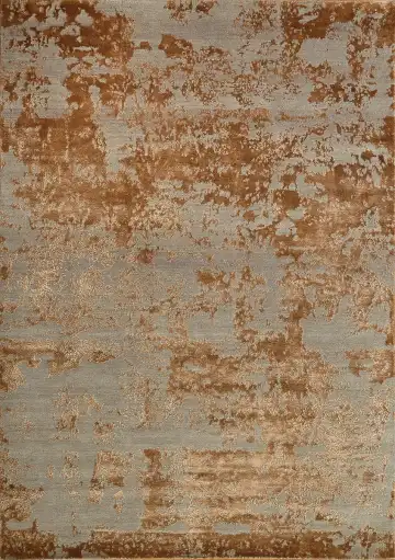 Ковёр Dazzle 14194 — голубой и терракотовый, винтажный рисунок