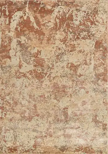 Ковёр Dazzle 14196 — терракотовый и кремовый, винтажный рисунок