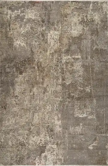Ковёр Dazzle 14366 — серый и кремовый, винтажный рисунок