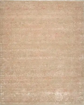Ковёр Illusion 14396 — бежевый и розовый, винтажный рисунок